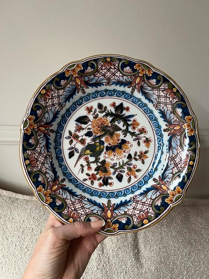 Makkum aardewerk bord, Antiek en Kunst, Antiek | Wandborden en Tegels, Ophalen