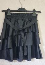 Nepleren rokje m/l merk scamm, Kleding | Dames, Maat 38/40 (M), Scamm, Zwart, Ophalen of Verzenden