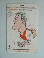 Dik.Bruynesteyn karikatuur Rinus.Michels. Ajax, Verzenden, Gebruikt, Ajax, Overige typen