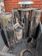 Dubbelwandig RVS rook kanaal 200/250, Ophalen, Zo goed als nieuw, Rvs, 80 mm of meer