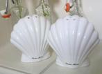 RIVIERA MAISON witte schelpen peper en zoutstel, Huis en Inrichting, Ophalen of Verzenden, Gebruikt