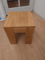 Leuke houten bijzettafel/plantentafel., Ophalen, Minder dan 45 cm, Minder dan 55 cm, Vierkant