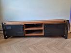 Industrieel tv meubel 180 cm, Ophalen, 150 tot 200 cm, Zo goed als nieuw, Minder dan 100 cm