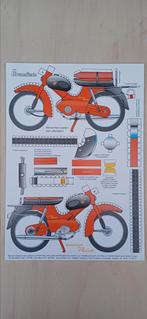 Kreidler  florett   eitank  bouwplaat., Ophalen of Verzenden, Gebruikt