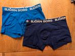 Set 2x Björn Borg Boxershort blauw mt 158-164 samen 4,5 euro, Nacht- of Onderkleding, Gebruikt, Ophalen of Verzenden, Jongen