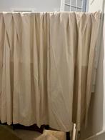 Overgordijnen Crème/Beige 400x250cm, Ophalen of Verzenden, Gebruikt, Crème, 200 cm of meer