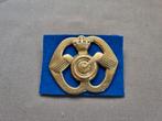 Oud baretembleem Aan en Afvoertroepen ( oogjes), Ophalen of Verzenden, Landmacht, Nederland, Embleem of Badge