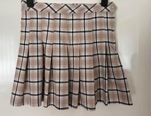 Divided plooi rok maat 38, Kleding | Dames, Rokken, Nieuw, Maat 38/40 (M), Beige, Boven de knie, Ophalen of Verzenden