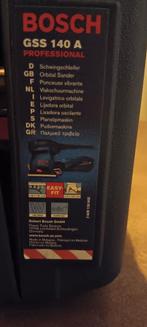 Bosch GSS 140 A Professional Vlakschuurmachine, Ophalen of Verzenden, Gebruikt, Minder dan 600 watt, Vlakschuurmachine