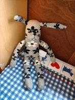 Anne Claire Petit hond knuffel grijs zwart wit 40 cm, Kinderen en Baby's, Ophalen of Verzenden, Hond