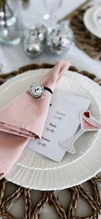 Te huur: tafelstyling 21-diner. Borden,bestek,glazen te huur, Ophalen, Nieuw, Overige