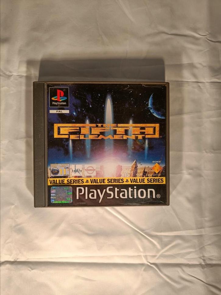 The Fifth element playstation 1 compleet, Spelcomputers en Games, Games | Sony PlayStation 1, Gebruikt, Avontuur en Actie, 1 speler