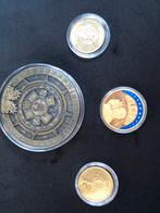 SPOED!! Gouden munten en 200 grams Azteeks munt., Goud, Ophalen of Verzenden, Buitenland