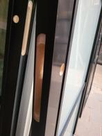 83x201,5cm binnendeur opdek R staallook zwart mat glas SL3, Ophalen, 80 tot 100 cm, ., Binnendeur