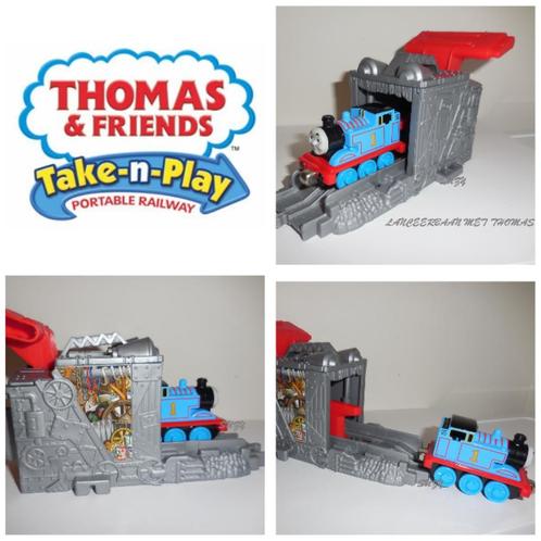 Thomas de Trein Take n Play, Lanceerbaan met Thomas, Kinderen en Baby's, Speelgoed | Thomas de Trein, Zo goed als nieuw, Ophalen of Verzenden