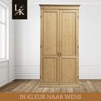 Landelijke klassieke legkast, tweedeurskast, linnenkast, Ophalen of Verzenden