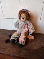 oud popje, vintage clown op schommel, porselein, Frankrijk, Verzamelen, Ophalen