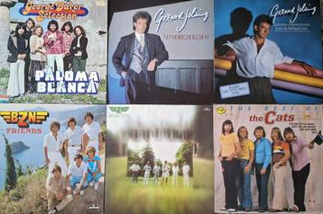 Partij 6 lp's met BZN, Gerard Joling, The Cats, George Baker beschikbaar voor biedingen