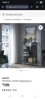 3 kasten ikea rudsta en vitrinekast en boekenkast, Huis en Inrichting, Kasten | Vitrinekasten, Ophalen of Verzenden, Zo goed als nieuw