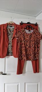 Travelstof set, pak, broek, jasje, shirt, top, Kleding | Dames, Jasjes, Kostuums en Pakken, Ophalen of Verzenden, Zo goed als nieuw