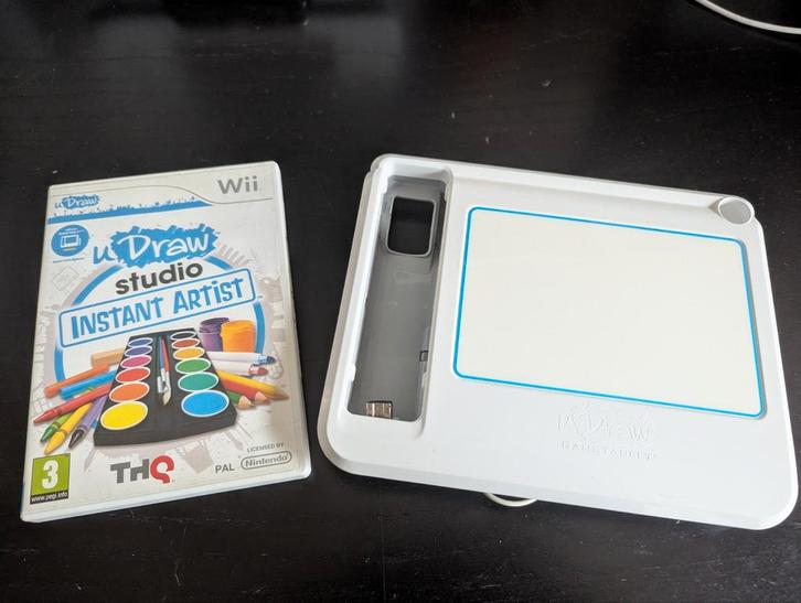 Wii Udraw GameTablet + Game - Creatief Plezier!, Spelcomputers en Games, Games | Nintendo Wii, Gebruikt, Puzzel en Educatief, 1 speler