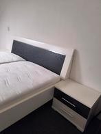 Extra lang bed 180x220 met lattenbodems, matrassen en meer, Ophalen, Zo goed als nieuw, Tweepersoons, Modern