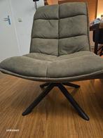 Groene Draaifauteuil Clayton, Huis en Inrichting, Ophalen, Overige kleuren, Zo goed als nieuw, Metaal