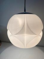 Grote vintage Peill & Putzler Artisjok hanglamp wit mat glas, Ophalen of Verzenden, Zo goed als nieuw, Glas, Minder dan 50 cm