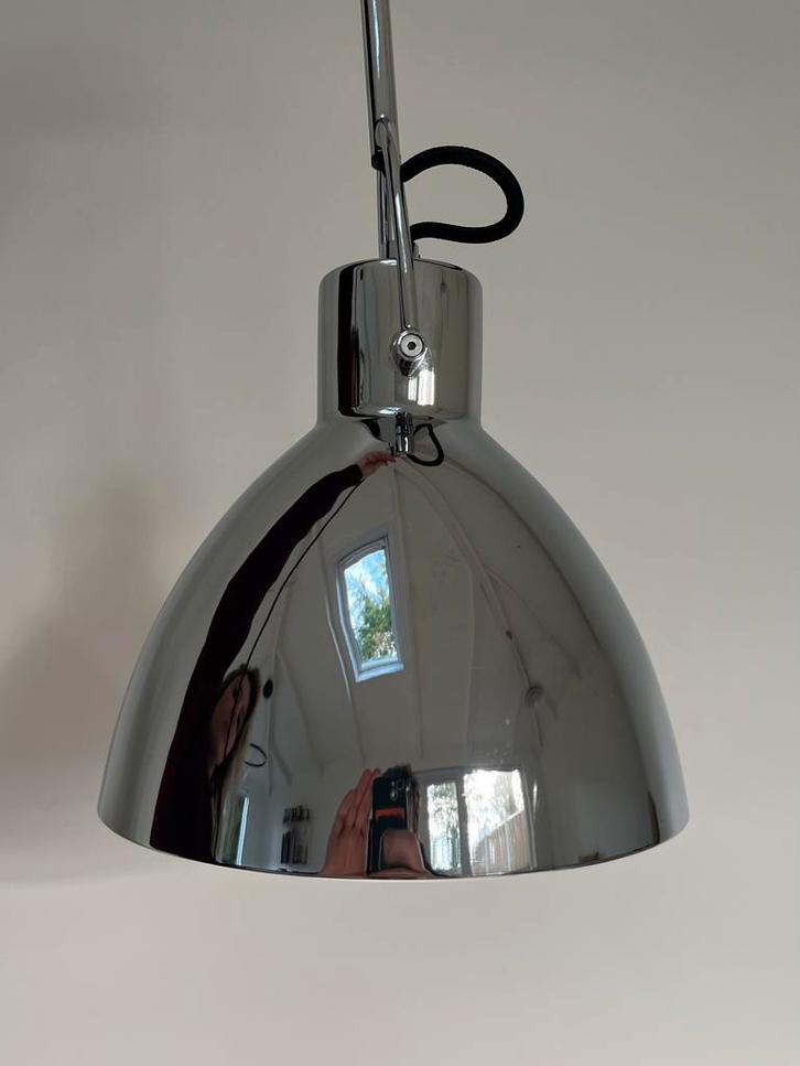 Drie chroomkleurige hanglampen van Seed Design, Huis en Inrichting, Lampen | Hanglampen, Zo goed als nieuw, Minder dan 50 cm, Ophalen of Verzenden