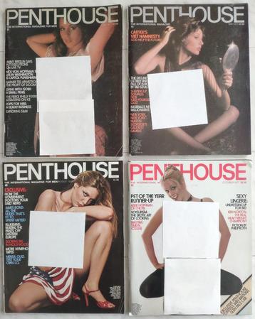 Restant vintage Playboy Penthouse Mayfair buitenland 10x beschikbaar voor biedingen