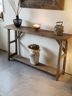 Muurtafel Old charm Handgemaakt, Huis en Inrichting, Tafels | Sidetables, Ophalen, Nieuw, 200 cm of meer, 25 tot 50 cm
