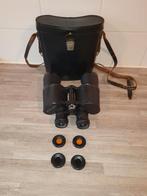 6nu 7x50 Verrekijker met filters en Tas, Ophalen of Verzenden, Gebruikt, 8 tot 12x, Porro (met knik)