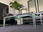 Glazen lage tafel, Ophalen, Gebruikt, 100 tot 150 cm, Glas