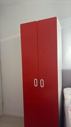 IKEA kledingkast Rood/ Wit, Huis en Inrichting, Kasten | Kledingkasten, Zo goed als nieuw, 150 tot 200 cm, 50 tot 75 cm, 50 tot 100 cm