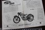 JAWA 250cc motorfiets verkoop folder, Motoren, Handleidingen en Instructieboekjes, Ophalen of Verzenden, Overige merken
