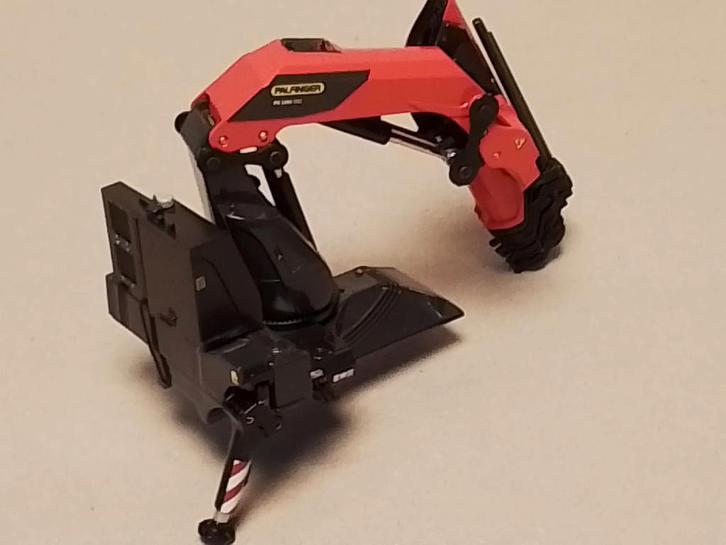 WSI Palfinger PK 1350 tec kraan b keus zonder doos, Hobby en Vrije tijd, Modelauto's | 1:50, Gebruikt, Bus of Vrachtwagen, Wsi