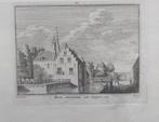 280 / Huis Abtspoel Oestgeest - Oegstgeest Gravure 18e eeuw, Ophalen of Verzenden