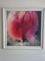 Abstract kunstdruk schilderij met roze Accent, Ophalen of Verzenden