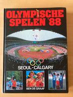 boek olympische spelen calcary/seoul 1988, Overige sporten, Ophalen of Verzenden, Zo goed als nieuw, BEN DE GRAAF