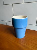 Een mooie blauwe beker bv voor je melk, Ophalen of Verzenden, Zo goed als nieuw, Overige stijlen, Overige typen