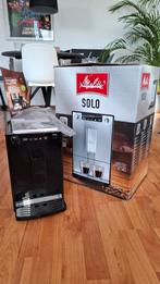 Melitta caffeo solo zwart compleet, Afneembaar waterreservoir, Gebruikt, Koffiemachine, Koffiebonen