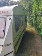 Te koop zeer nette en goede Bergland 430 MKT bouwjaar 1991, Caravans en Kamperen, Caravans, Overige merken, Treinzit, Particulier