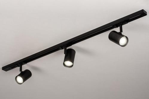 spanningsrails spots zwart 100cm bed tafel bank rails lamp, Huis en Inrichting, Lampen | Spots, Nieuw, Led, Ophalen of Verzenden