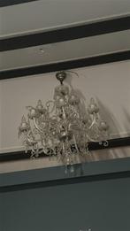 Antieke Kristallen Kroonluchter - Belgische Stijl, Huis en Inrichting, Lampen | Kroonluchters, Ophalen of Verzenden, Gebruikt