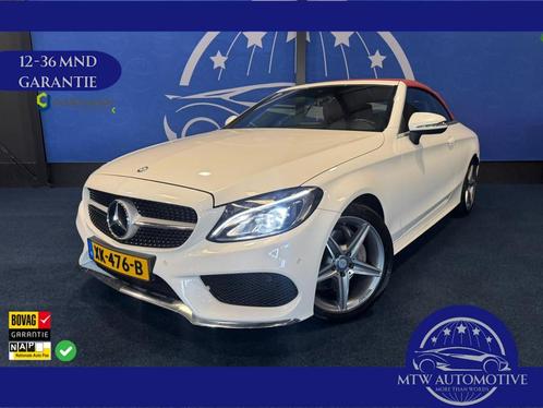 Mercedes-Benz C-klasse Cabrio 200 AMG / EDITION 1 / DESIGNO, Auto's, Mercedes-Benz, Bedrijf, Te koop, C-Klasse, 360° camera, ABS
