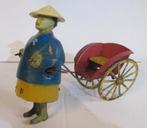 antiek tin toy wind up speelgoed Chinees met risjk, Verzenden