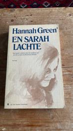 En sarah lachte - hannah green, Ophalen of Verzenden, Zo goed als nieuw, Nederland