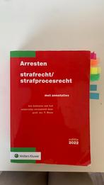 T. Blom - Arresten strafrecht/strafprocesrecht 2022, Ophalen of Verzenden, Zo goed als nieuw, T. Blom