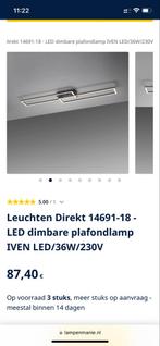 LED Plafondlamp Direkt 14691-18 - Nieuw in doos, Ophalen, Nieuw, Metaal