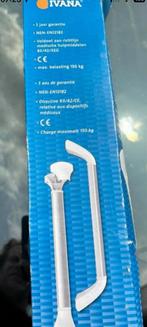 Douch toilet handgreep vaste montage, Ophalen of Verzenden, Zo goed als nieuw, Chroom, Toilet